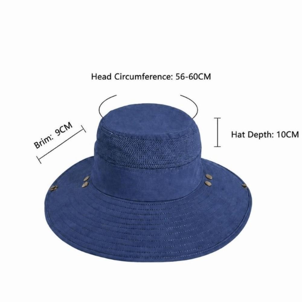 Removable Neck Flap Fishing Hat Nylon Sun Hat Durable Fishing Sun Hat Outdoor Hiking