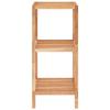 Étagère de salle de bain 36x36x79 cm Bois massif de noyer