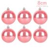 Christmas Tree Decoration Plastic Ball Pendant Art Shopping Mall Supermarket Showcase Christmas Holiday Hanging Ball Accessories