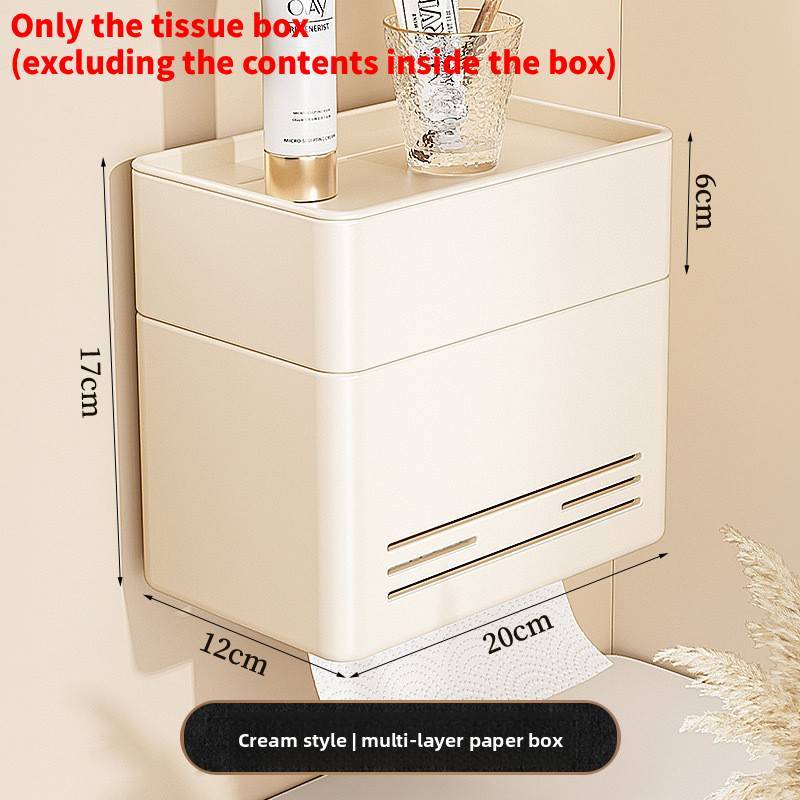 Banyo Depolama İçin Su Geçirmez Tasarımlı Modern Alüminyum Duvara Monte Tuvalet Kağıtlığı