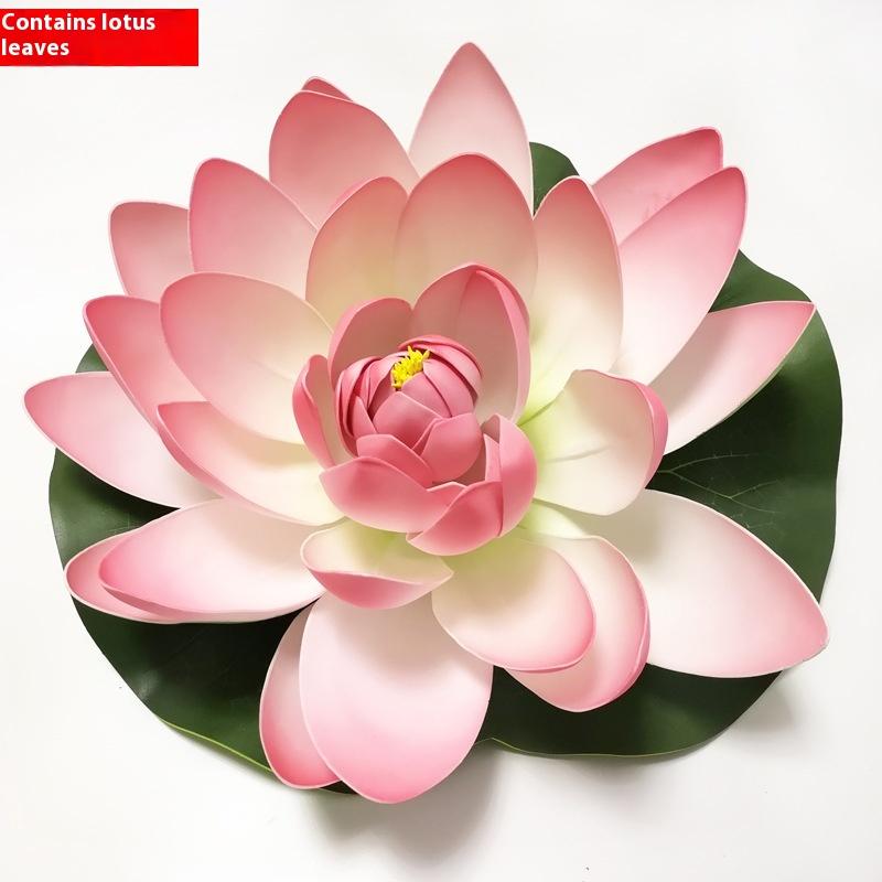 

Имитация лотоса, лотос, аквариумный бассейн, пластиковый лотос, украшение для пруда, лотос, плавающий на воде, искусственные листья лотоса