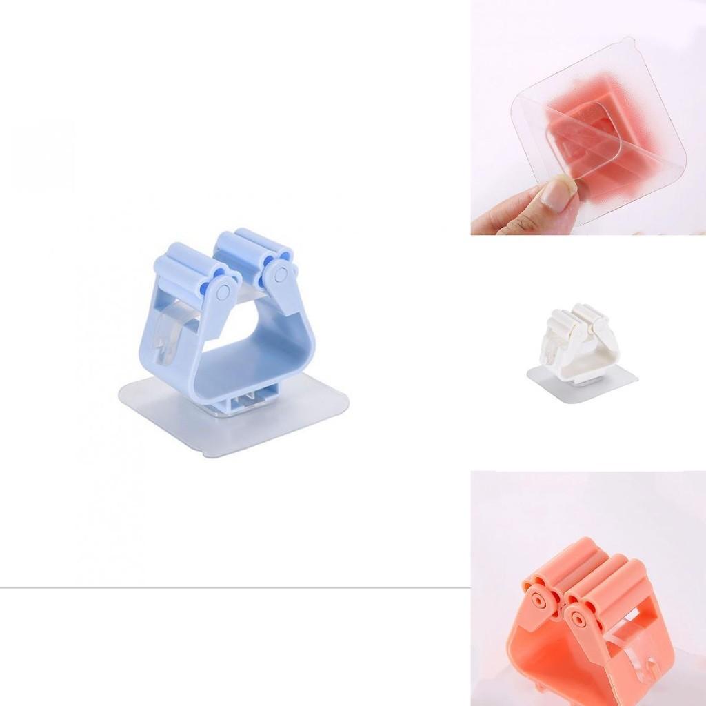 Functional Wall Mounted Mop Organizer Holder Featuring Space-saving Broom Hanger Design