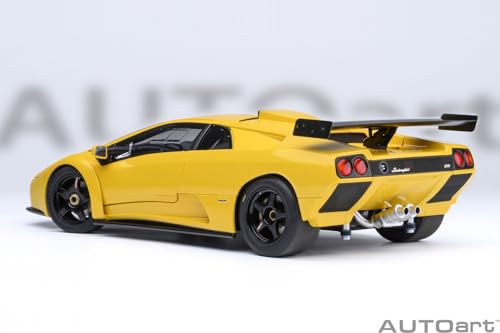 AUTOart 1/18 Scale Lamborghini Diablo GTR (Yellow) Finished Product 79138