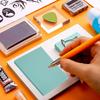 Jelly Rubber Stamp Thin Carving Block for DIY Handmade Rubber StampsMint Green