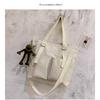 Spring New Ladies Shopping Bag Simple Fashion Handbag 2026 Nylon Waterproof Solid Color Messenger Large Capacity Shoulder Bag