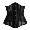 Malha Elástica Respirável 26 Barbatanas Corset Modelador de Cintura Abdômen Emagrecedor Body Shaper