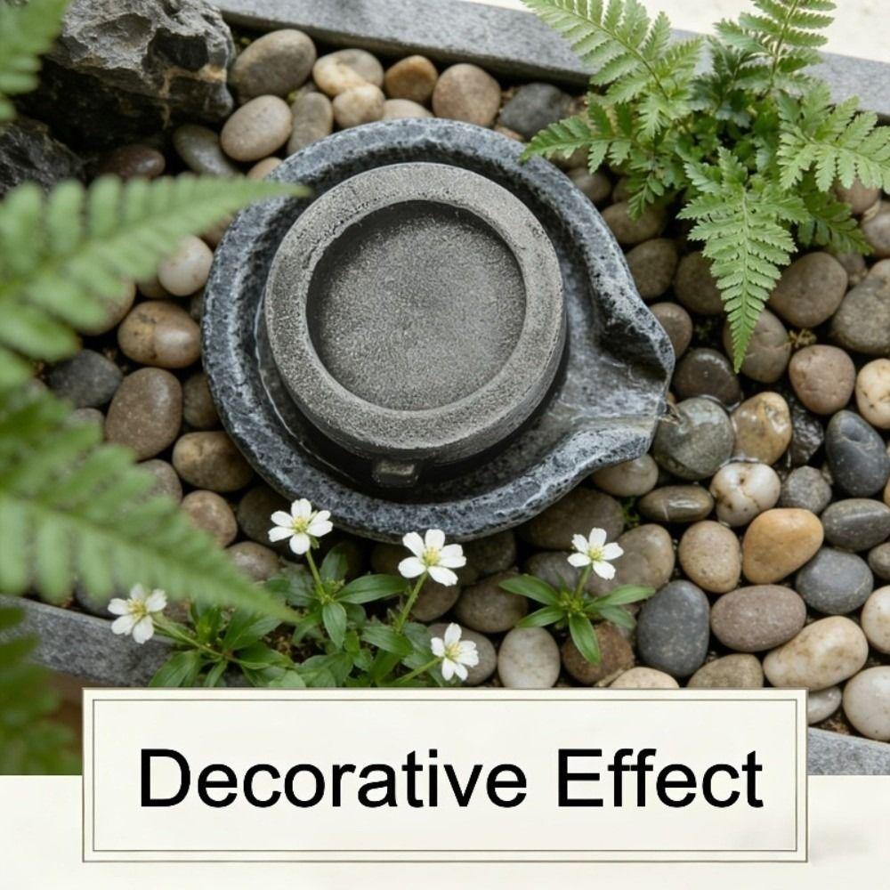 Resin Fish Tank Mini Water Mill Circulating Waterfall Waterfall Fountain Decor  Garden Decor