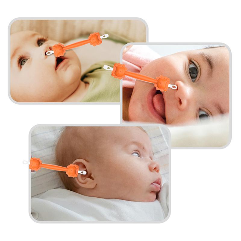 Baby Reiniger Löffel Doppel-Headed Weiche Wachs Kürette Picker Nase Reiniger Silikon Ohr Wachs Pickers