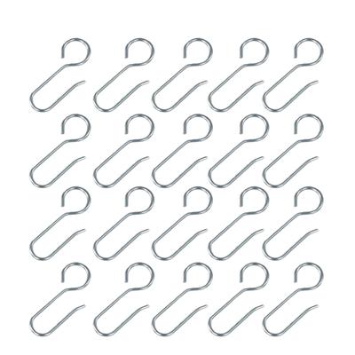 Lightweight Metal S Hooks for Curtain Mounting Convenient Hooks for Curtain Hangings Track Drapery Hook Pin Hangers