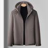 Men's Trendy Winter Commute Windproof Hooded Down Jacket - 90% Duck Down, Warm & Thickened