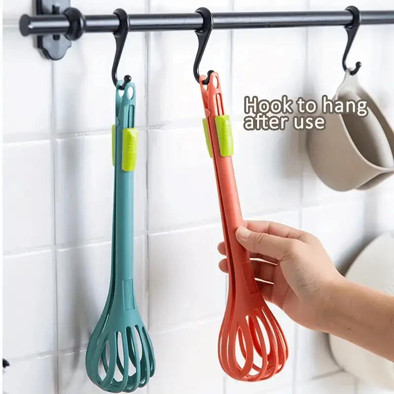1PC 2-in-1 Egg Yolk Beater and Hand-held Mixer, Sturdy Space-saving Kitchen Gadget