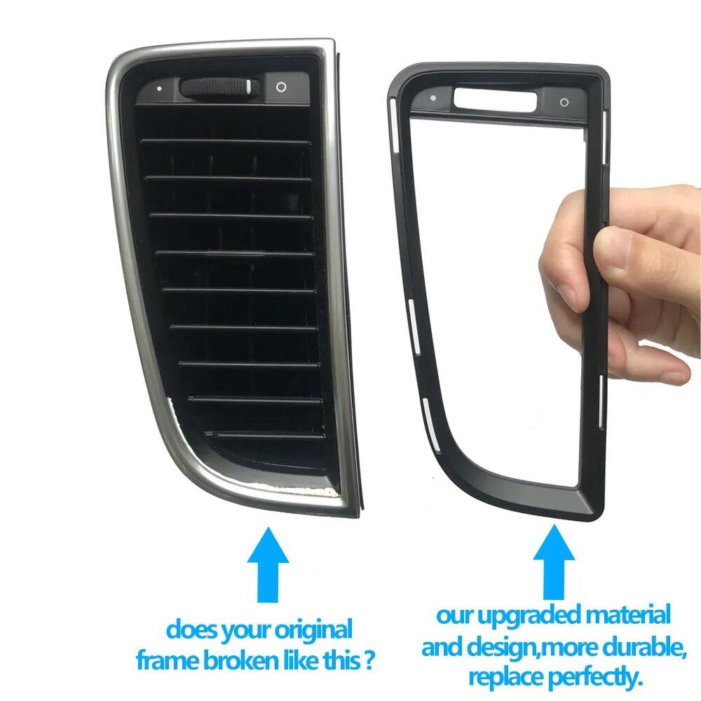 Car Interior Front Console Rear Air Conditioner AC Vent Grille Outer Frame Panel Trim For Porsche Panamera 2010-2016