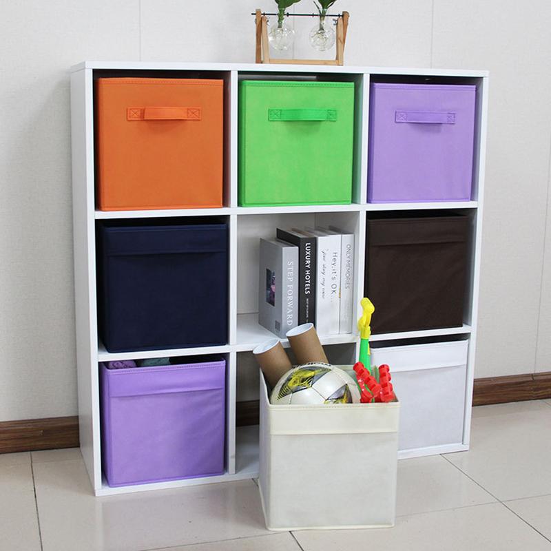 Hot Sale Non Woven Fabric Storage Box Home Storage Fabric Storage Box Folding Clothing and Toy Organizing Box