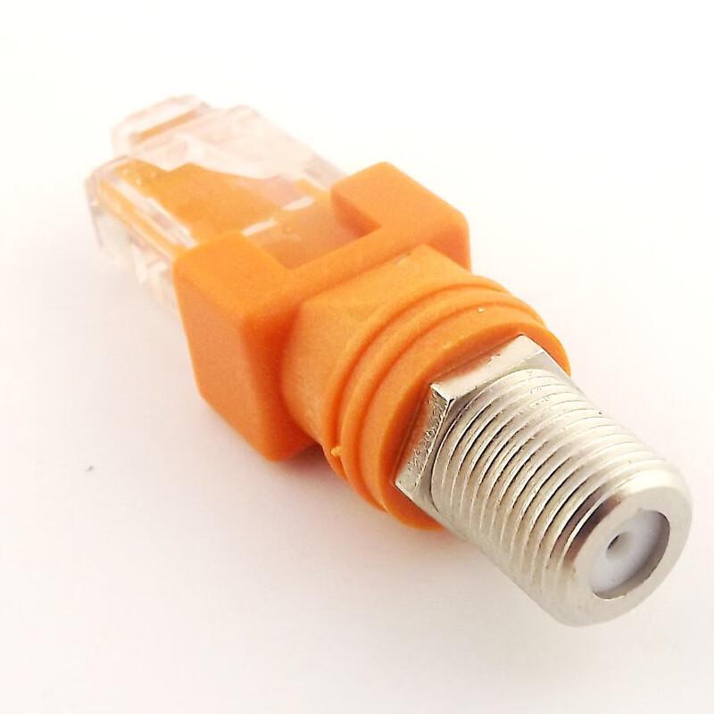 CommKing RJ45 To F-Type Coaxial Cable Adapter