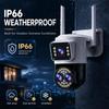 YOOSEE Ai APP Sicherheitskamera Wifi PTZ Kabellos Außen CCTV Kamera HD 15MP 10X ZOOM Automatische Verfolgung Zwei-Wege-Gespräche Farb-Nachtsicht