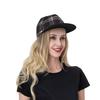 GTI Tartan Plaid Print Sandwich Baseball Caps Snapback Hats Daily Bucket Cap Unisex Hip Hop Cap Flat Bill Brim Adjustable Hat