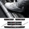 For Mitsubishi Ralliart Lancer 9 EX Outlander Carbon Fiber Car Threshold Protective Film Anti Scratch Stickers Rear Bumper Guard