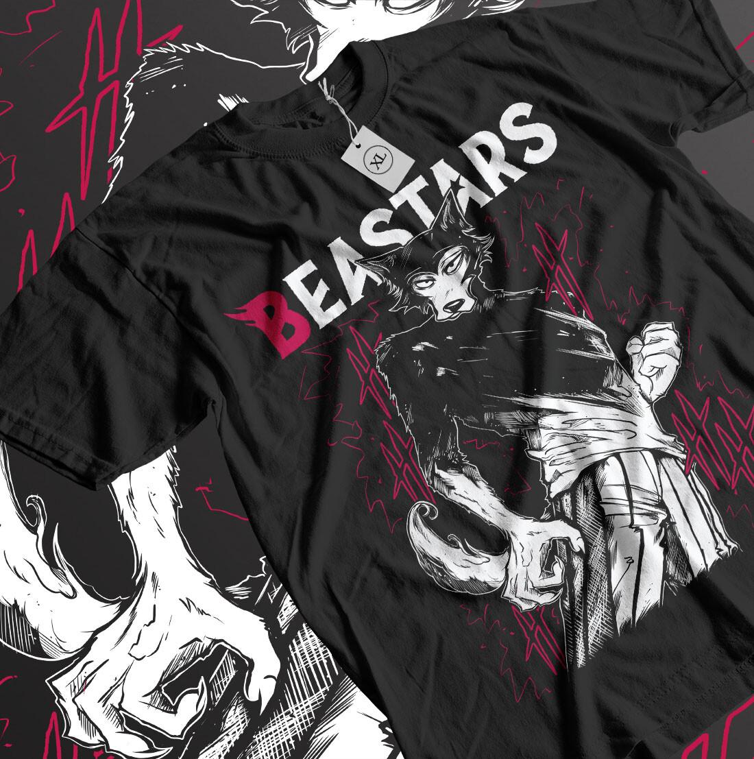 Beastars Legoshi Beastars T-shirt Girl Anime Japanaise Style GifT-shirt All Size XXXXL