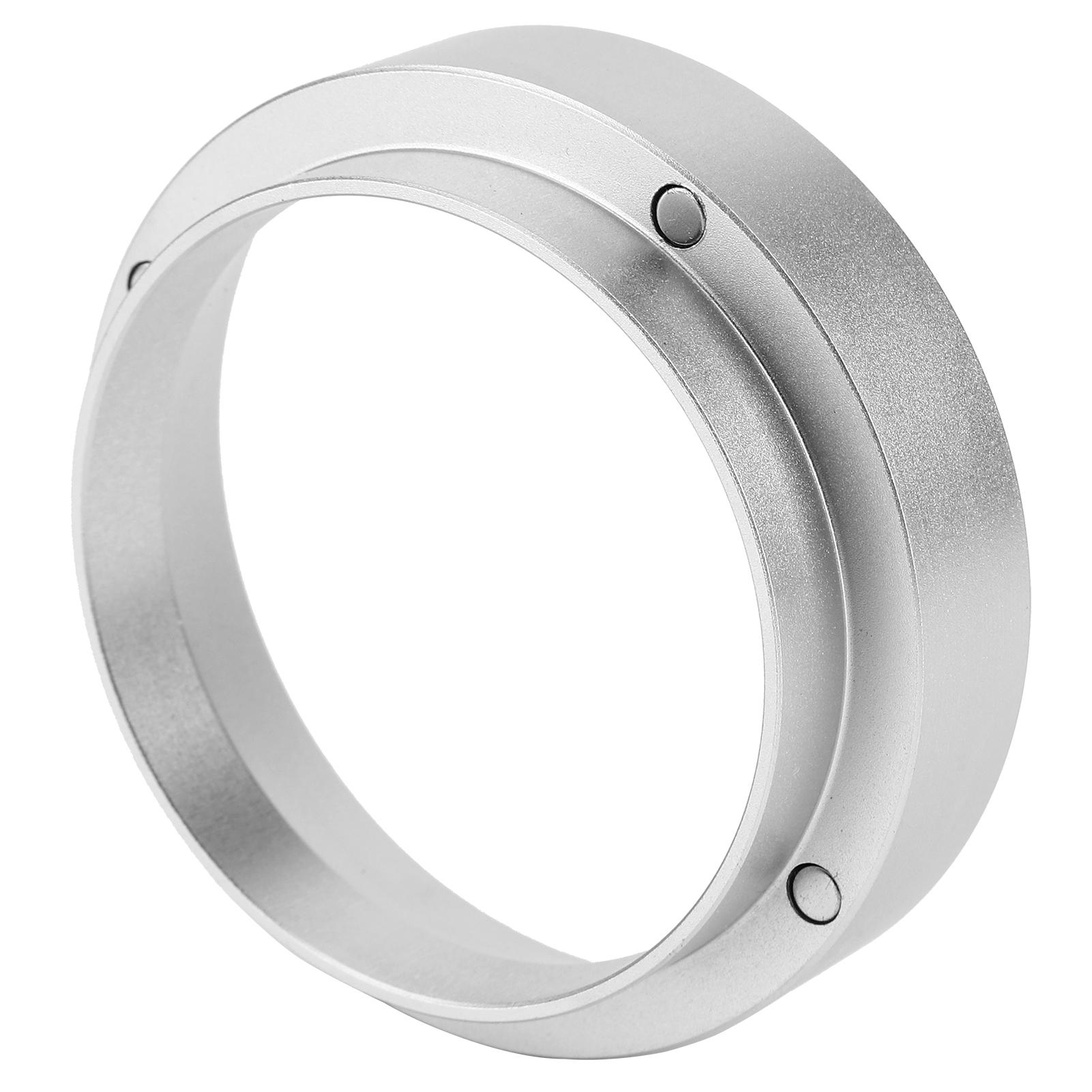 

Dosing Funnel Aluminum Coffee Dosing Ring with Magnetic Replacement for Coffee MachineSilver 58MM серебряный
