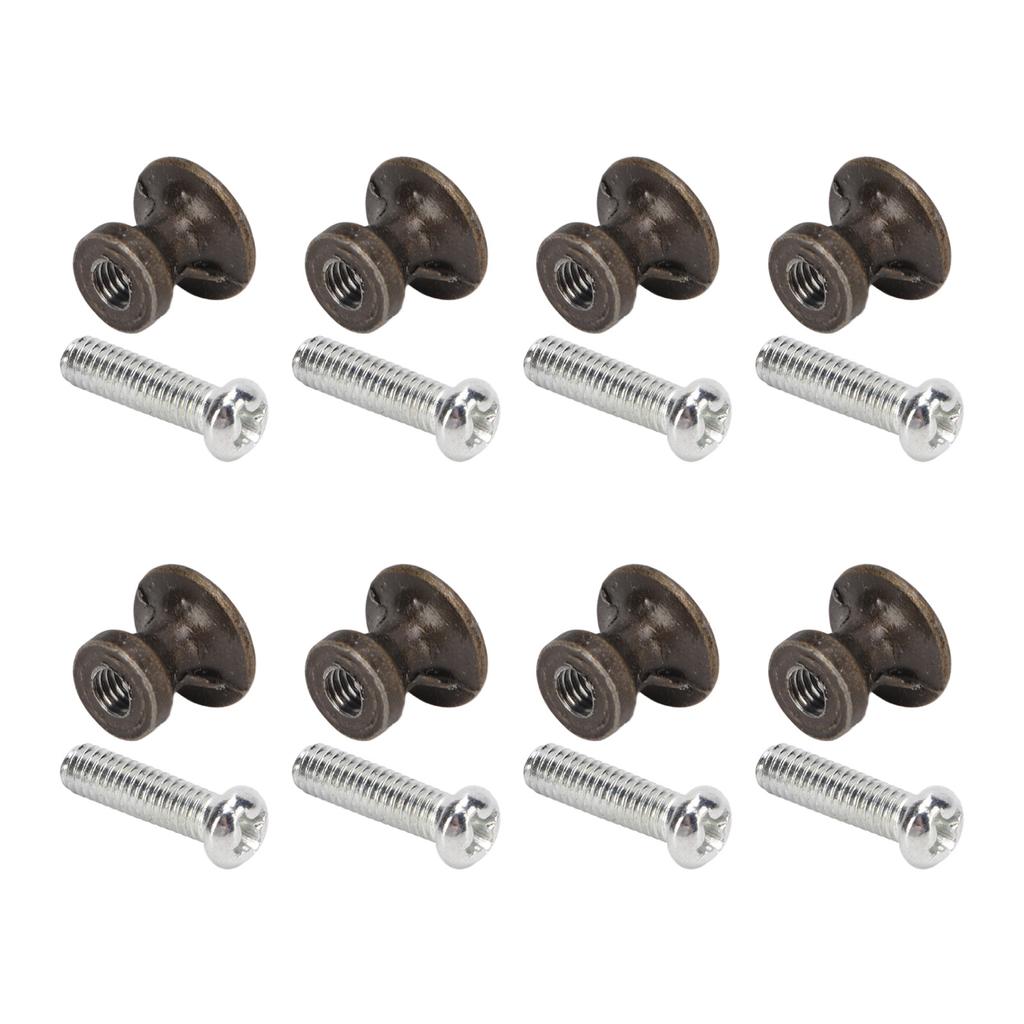 20 Súprav Jednootvorová Malá Rukoväť 12x11MM Zliatina Zinku Jednootvorová Šperkovnica Zásuvka Okrúhla Hlava Malá