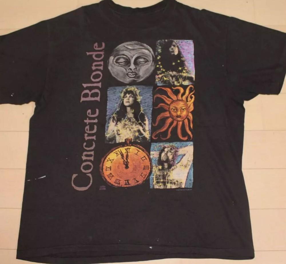 Concrete Blonde Vtg T-shirt Unisex Bawełniany Dla Mężczyzn Kobiet Koszulka S-5XL Unisex T-shirt