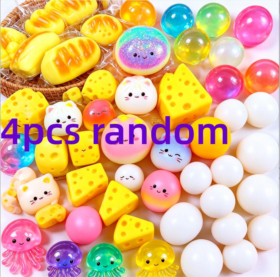 Schattig Voedsel Oceaan Squishy Blind Box Willekeurige Verrassing Knijpspeeltjes 1Stuks Gegarandeerd Gelukkig Stressverlichtend Fidget Speelgoed Set