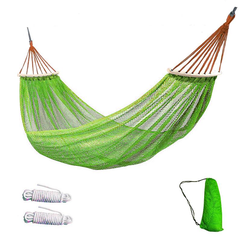 

The Hammock Outdoor Ice Wire Mesh Hole Swing and Curved Rod Are Stable Sturdy and Have Good Load-bearing Capacity светло-зеленый