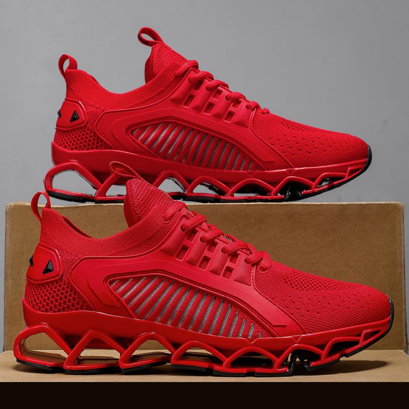 Men's Running Shoes Trainer Race Breathable Sneakers Non-Slip Jogging Cushioning Mesh Outdoor Couple Luxury shoes Off-road Shoes