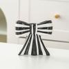 Striped Candlestick Korean Style Candelabra Durable Candle Stand  Living Room Desktop