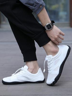 Fashion Low-Top Men's Casual Sneakers White Outdoor Lightweight Stylish Size 9 Spring and Autumn On Clearance Sale Gym Male Sports Shoes