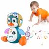 Early Education Toy Baby Up Trainer, Guidance Raising The Head Toy For Baby, 12cm/4.7in Electric Crawling