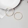Design Geometric Round Spiral Pearl Earrings, Exaggerated Atmosphere Fashion Rice Bead Circle Earrings