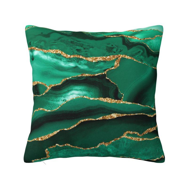 Custom Abstract Beauty Cushion Cover Xcm Marble Geometric Texture Velvet Nordic Pillow Decoration Salon