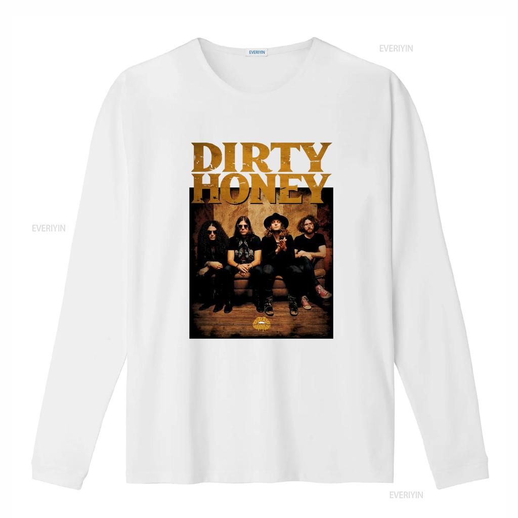 Dirty Honey Band Members Heavy Cotton Black T Shirt All Sizes Rock Design Ap369 vintage Washed Breathable homme Comfortable