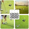 9Pcs Golf Training Putters Set for Indoor Outdoor Men Women Golfer, Golf Putting Cup and Flags Golfs Hole Training Aids