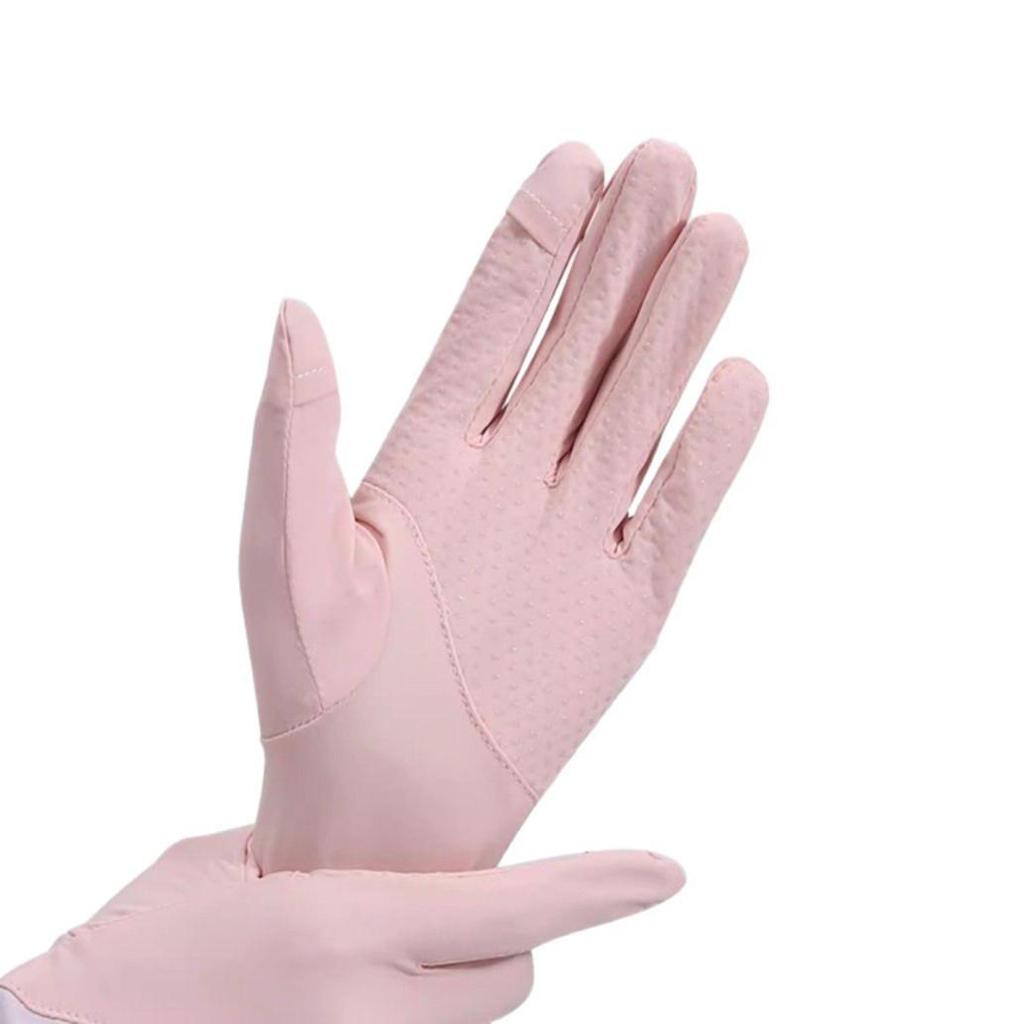 Women's UV Protection Cycling Gloves - Summer, Non-slip, Touchscreen, Ice Silk