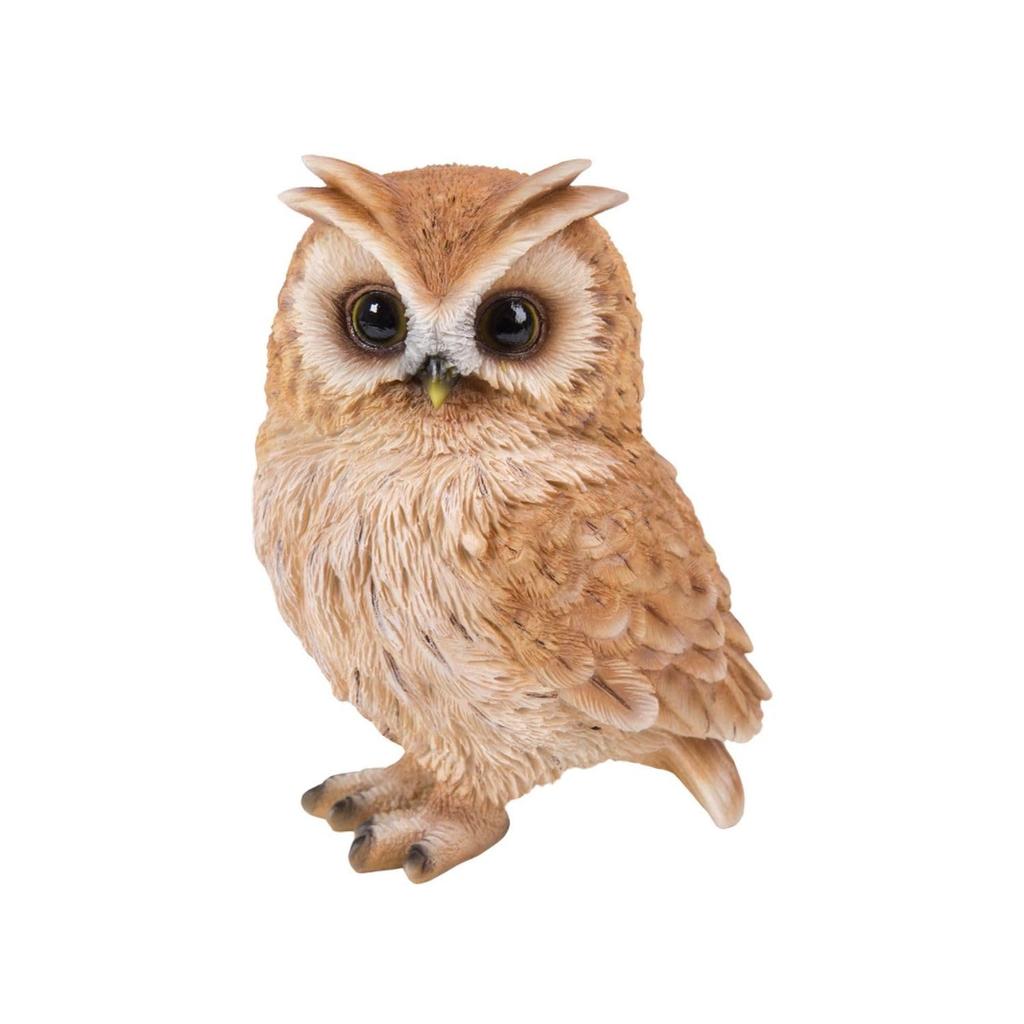 Ubia Yellow 10 x x Garden Left-Facing Owl, 8.5 13.5 cm, Figurine, Ornament, Animal, Decor, Bird, H17003-1