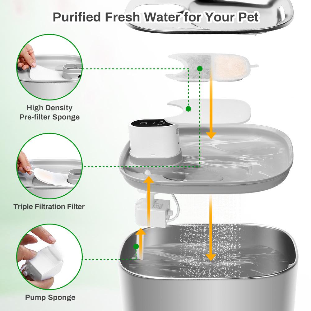 Pet Water Dispenser Activated Carbon Filter Cartridge