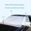 Car Snow Cover Extra Large Windshield Side Window Protector Covers For Snow Ice Sun Shade Dust Frost Freezing Sedan Use J7H4
