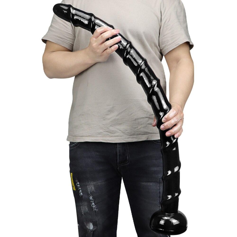 85*5CM XXL Enorme Dildo Nero Buttplug Strips Masturbatore Mostro Cavallo Pene Giocattoli Sessuali per Adulti Fisting BDSM Schiavo Strapon