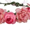 Flower Crown Garland Headpiece Hair Floral Wreath Adjusatble Headbands for Bridal