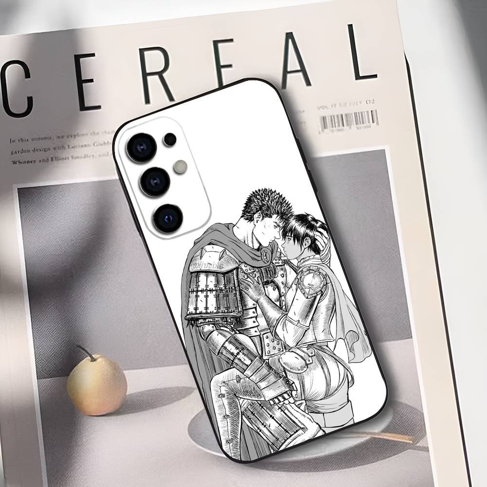 

B-Berserk Гатс Каска Чохол для телефону Силіконовий М який Для Samsung S25,S24,S21,S22,S23,S30,Ultra,S20,Plus,Fe,Lite Samsung S21fe