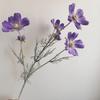 Künstliche Cosmeenblüten 6 Köpfe Kunstseiden-Cosmeen mit Stiel Falscher Wildblumenstrauß für Vase Hochzeitsparty Frühling Sommer Heimdekoration