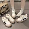 Dicksohlige Samt-Little-White-Schuhe 2025 neue Winter-Studentenschuhe lässige vielseitige Sport-Board-Schuhe