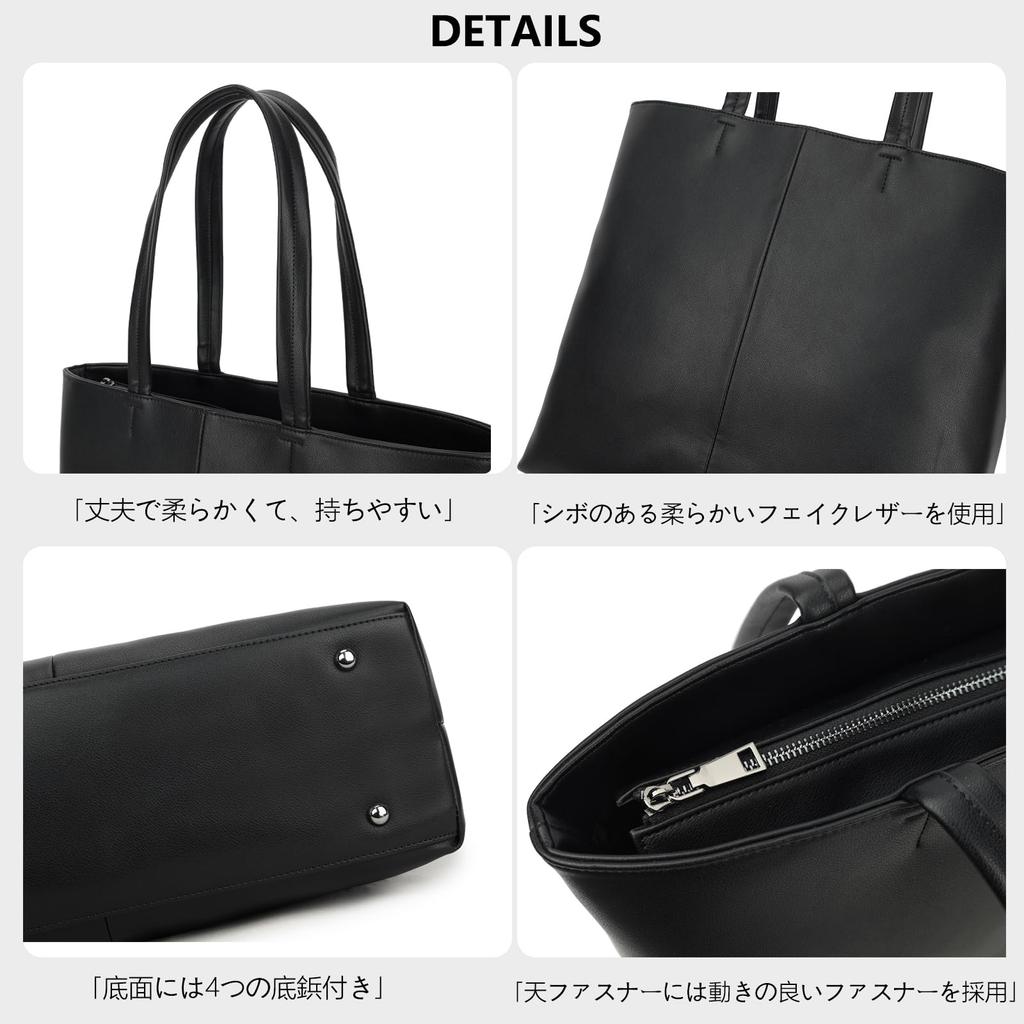 Tote Business Tote Large PU Large Fits Laptop Brand Fandom 010 [KMRHM] Men's Bag, Bag, Leather, Capacity, Multifunctional, Leather, Size, Popular, A4,