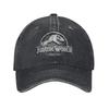 2026 Mode Dinosaurier Jurassic Park Baseballkappe Herren Damen Gewaschene Snapback-Kappe Outdoor Alle Jahreszeiten Reise Verstellbare Passform Kappen H