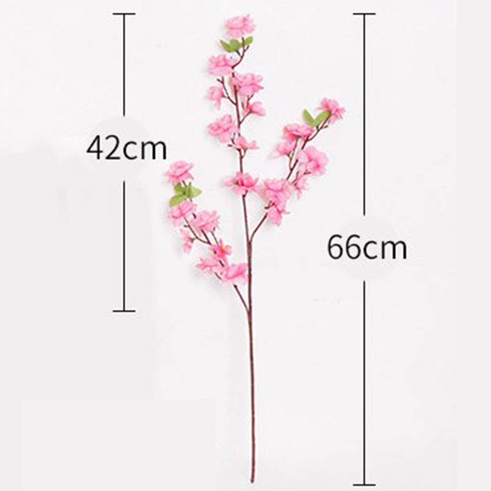 Peach Artificial Flowers Bouquet For Garden Party Wedding Marriage Decoration Home Room Decor Fake Flowers Table Vase Ornament
