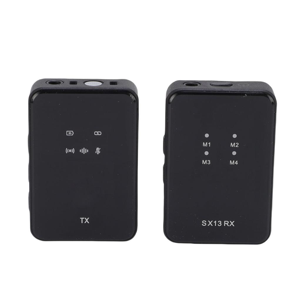 Wireless Lavalier Microphone Noise Cancelling Stable Signal Portable Lapel Mic for Camera Phone Computer Live Streaming