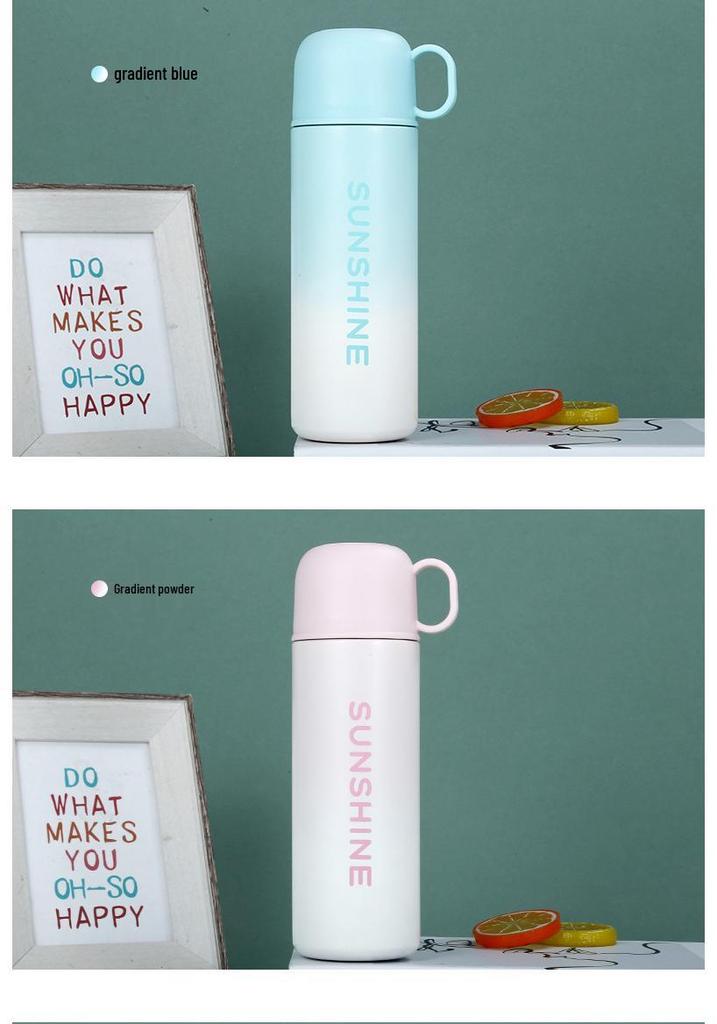 New Home Dual-Use Insulated Stainless Steel Children's Cup 316: Stylish, Portable, Bouncing Lid