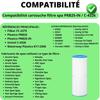Filterkartusche Spa PRB25 / PRB25-IN Kompatibel Unicel C-4326 Filbur FC-2375 Waterway 817-2500 - 33,7 x 12,6 cm - Phonillico®